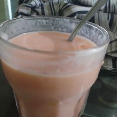 A picture of Mango milk shake.