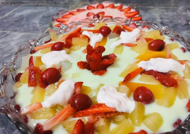 Recipe of Quick Fruit  trifal