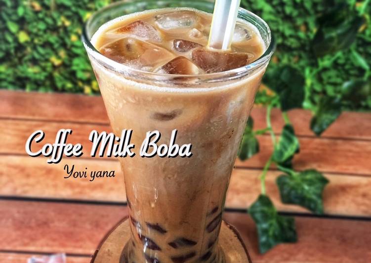 Resep Coffee Milk Boba, Lezat Sekali