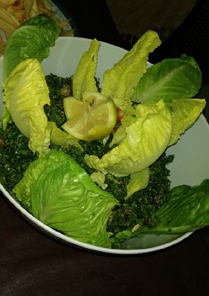 A picture of Lebanese Tabbouleh.