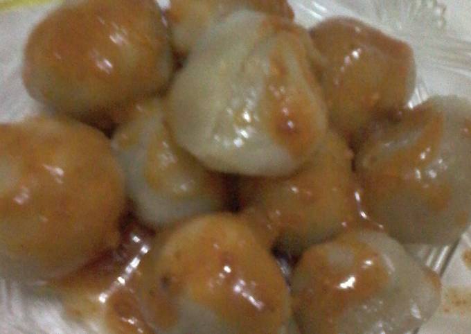 Cilok/pentol kanji saos kacang