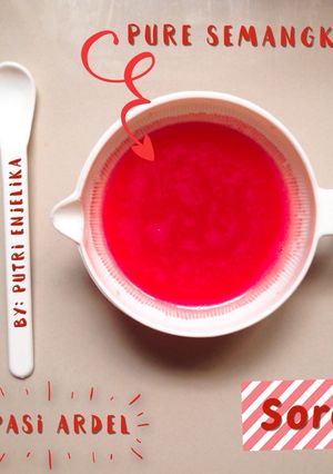 Foto resep Pure semangka