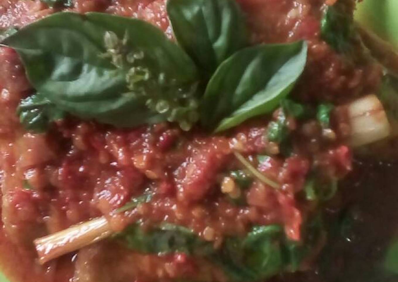 Ayam balado kemangi
