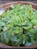 Tumis Pare Belut Ikan Asin