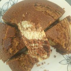 Moist EGGLESS Choco n coffee CAKE A picture of Moist EGGLESS Choco n coffee CAKE.