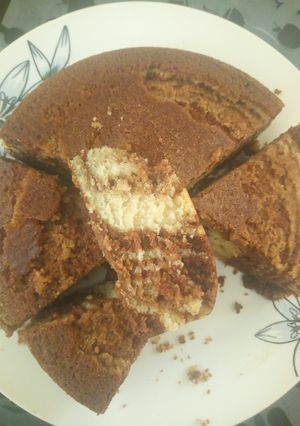 A picture of Moist EGGLESS Choco n coffee CAKE.