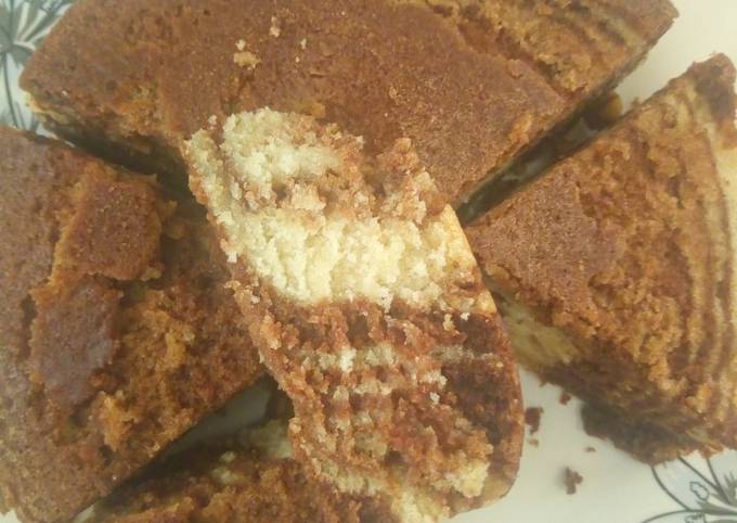 Moist EGGLESS Choco n coffee CAKE