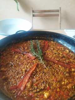 Una foto de Arròs amb polp🐙