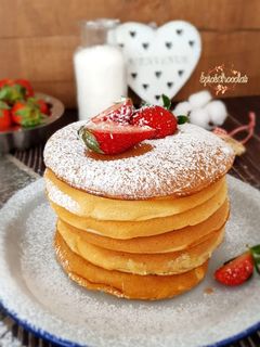 Une photo de Pancakes noix de coco