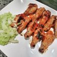 Sayap ayam panggang pedas