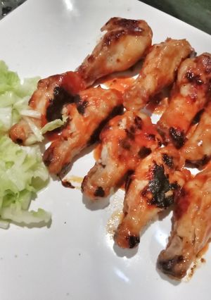 Foto resep Sayap ayam panggang pedas