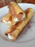 Deliciosos Rollitos de salchicha y queso😋🙌