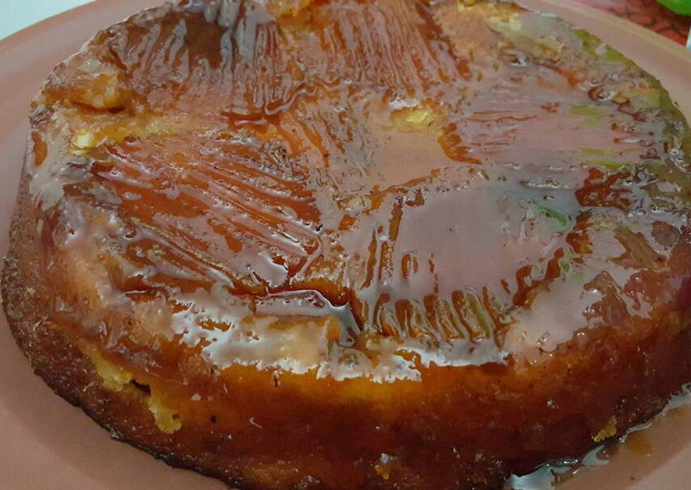 Torta invertida de calabaza