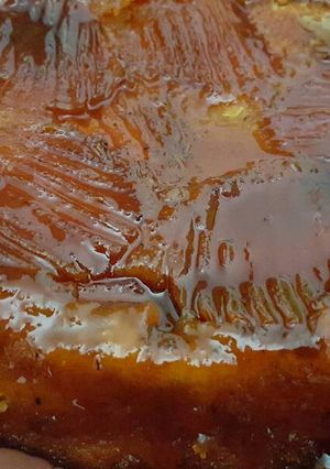 Una foto de Torta invertida de calabaza