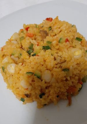 Una foto de Arroz vegetariano