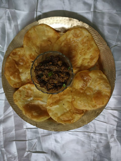 A picture of Mutton kheema.