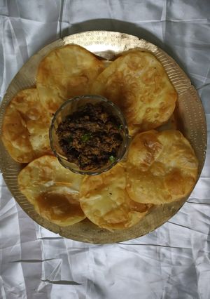 A picture of Mutton kheema.