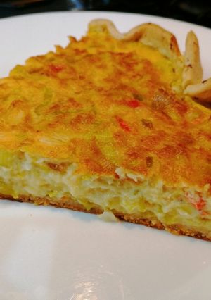 Una foto de Tarta de puerros