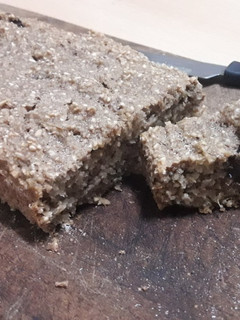 Una foto de Budín fit de avena y banana
