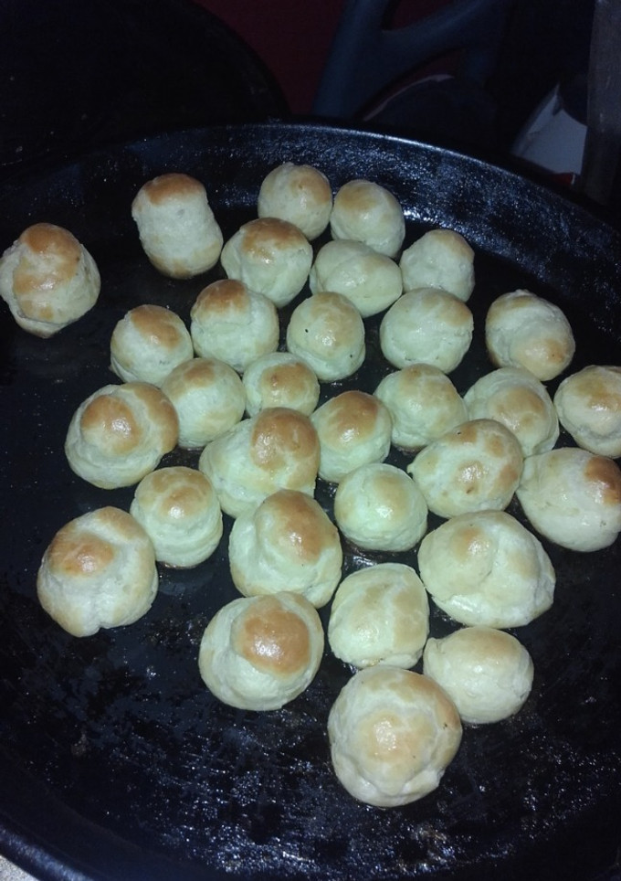 Una foto de Profiteroles o paté a choux