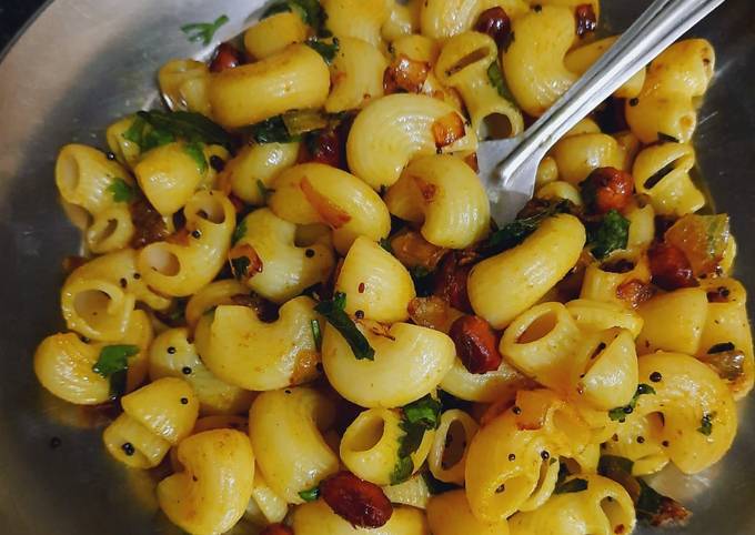 Indian tadka macaroni Recipe by Jayakrite Kande - Cookpad