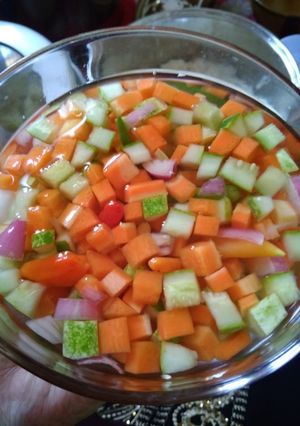 Foto resep Acar wortel mentimun mudah