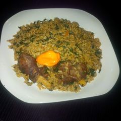 A picture of Local Jollof Rice.