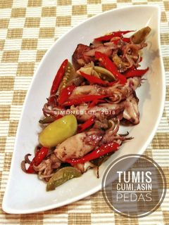 Foto resep Tumis Cumi Asin Pedas #ketopad #bikinramadanberkesan