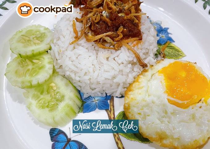 Resipi Nasi Lemak Cek Oleh Mahadiah Cookpad