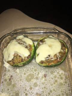 Una foto de Zapallitos rellenos vegetarianos