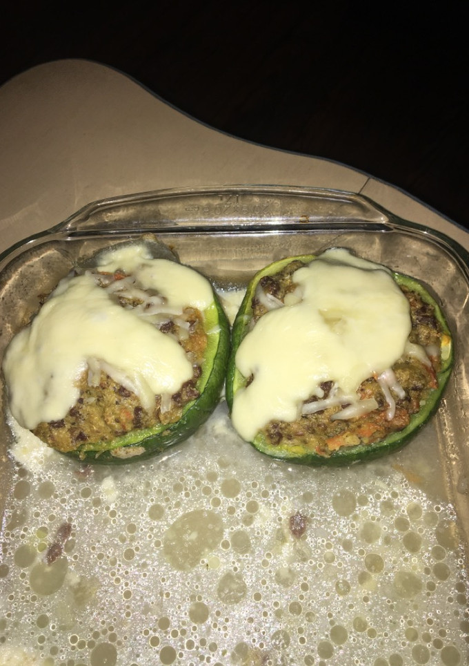 Una foto de Zapallitos rellenos vegetarianos