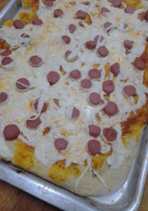 Una foto de Pizza