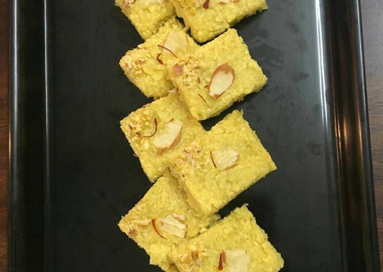 Recipe of Perfect Pumpkin Burfi