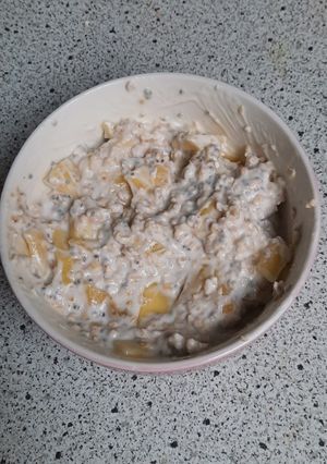 Une photo de Porridge froid au yaourt