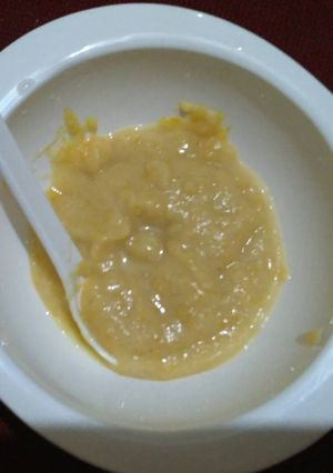 Foto resep MPASI 6 bulan - bubur Apel