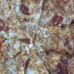 A picture of Homemade Extra Cheese Pizza.