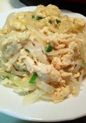 洋蔥炒蛋 的食譜成品照片