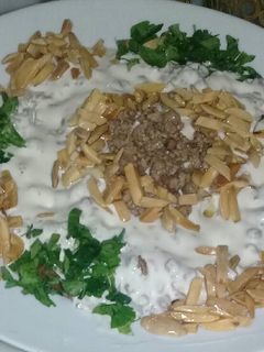 صورة لوصفة فتة المقدوس