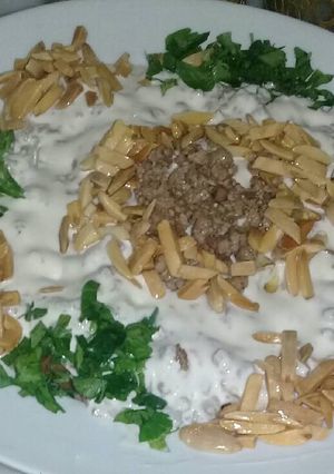 صورة لوصفة فتة المقدوس