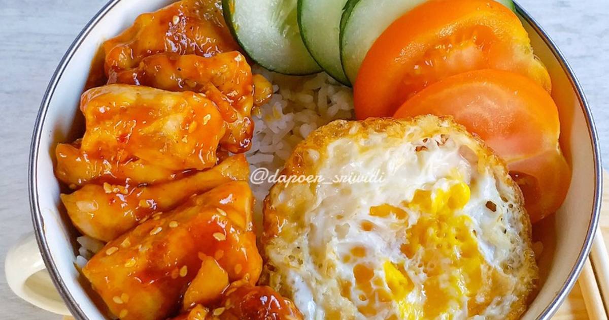 Resep Rice Bowl Ayam Panggang Saus ala Thai oleh Dapoer sriwidi - Cookpad