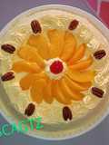 Pastel tres leches Durazno y Nuez