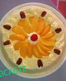 Peach and Walnut Tres Leches Cake