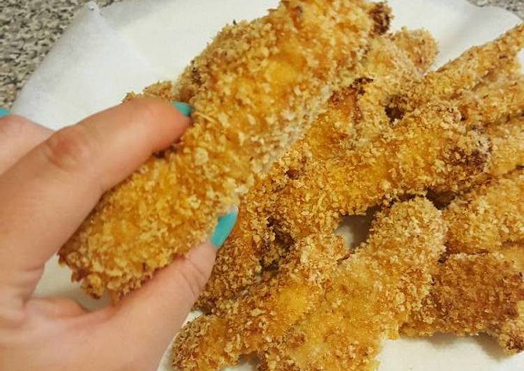 Parmesan and Panko Baked Chicken Tenders