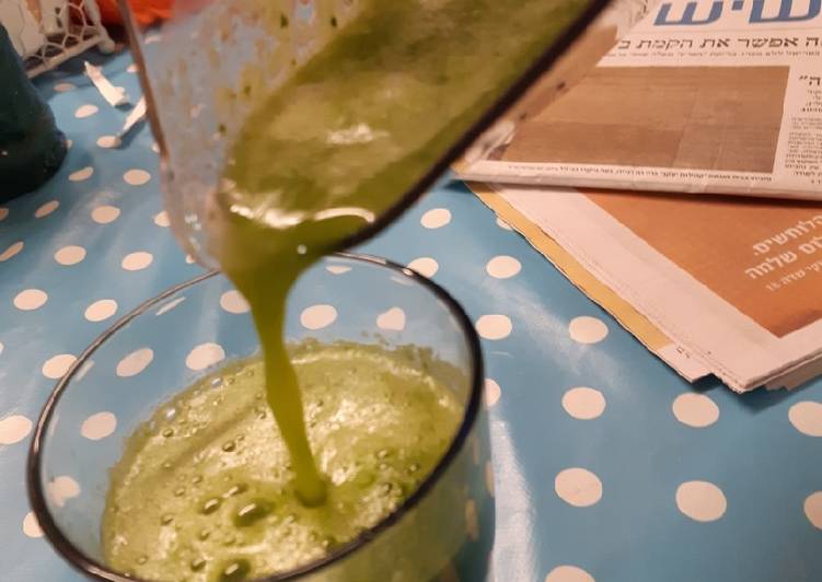 Green leaves drink