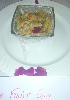 A picture of Dry Fruits Gur.