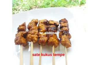 Cara Gampang Menyiapkan 39. Sate kukus tempe Irit Anti Gagal