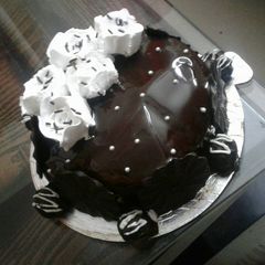 A picture of Chocolate ganache cake.