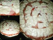 Una foto de pizza con mortadela