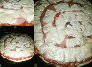 Una foto de Pizza con Masa Casera