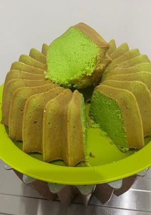 Foto resep Bolu pandan santan